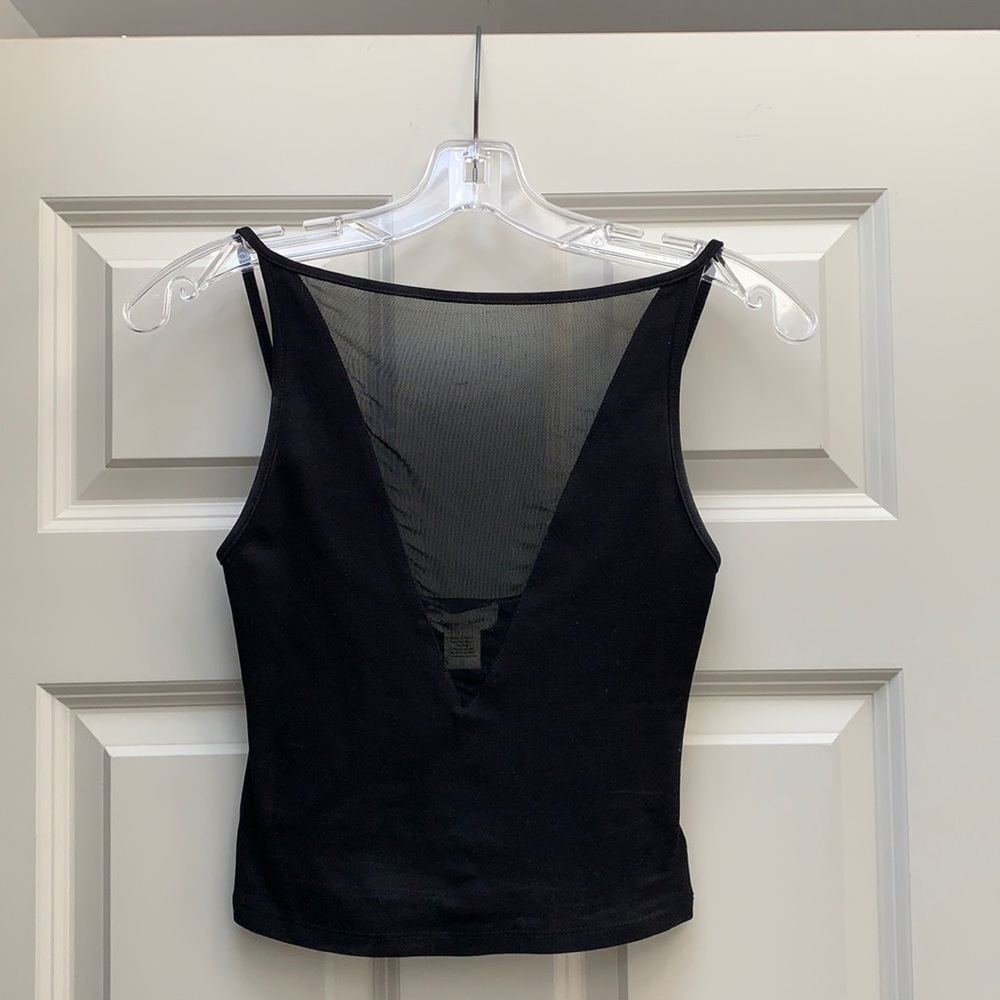 going out deep v, mesh top